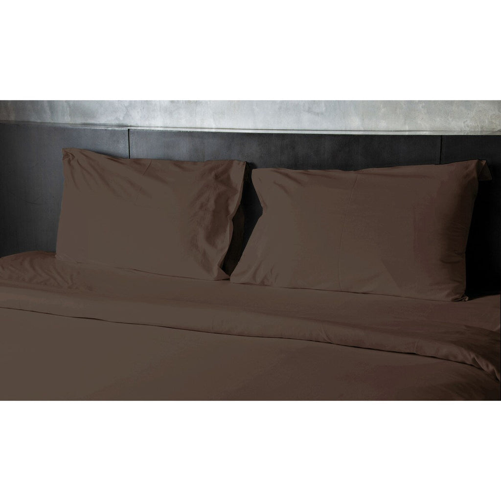 Parure de lit King Size Comfort 4 pièces 1800 fils - Draps extra doux et profonds