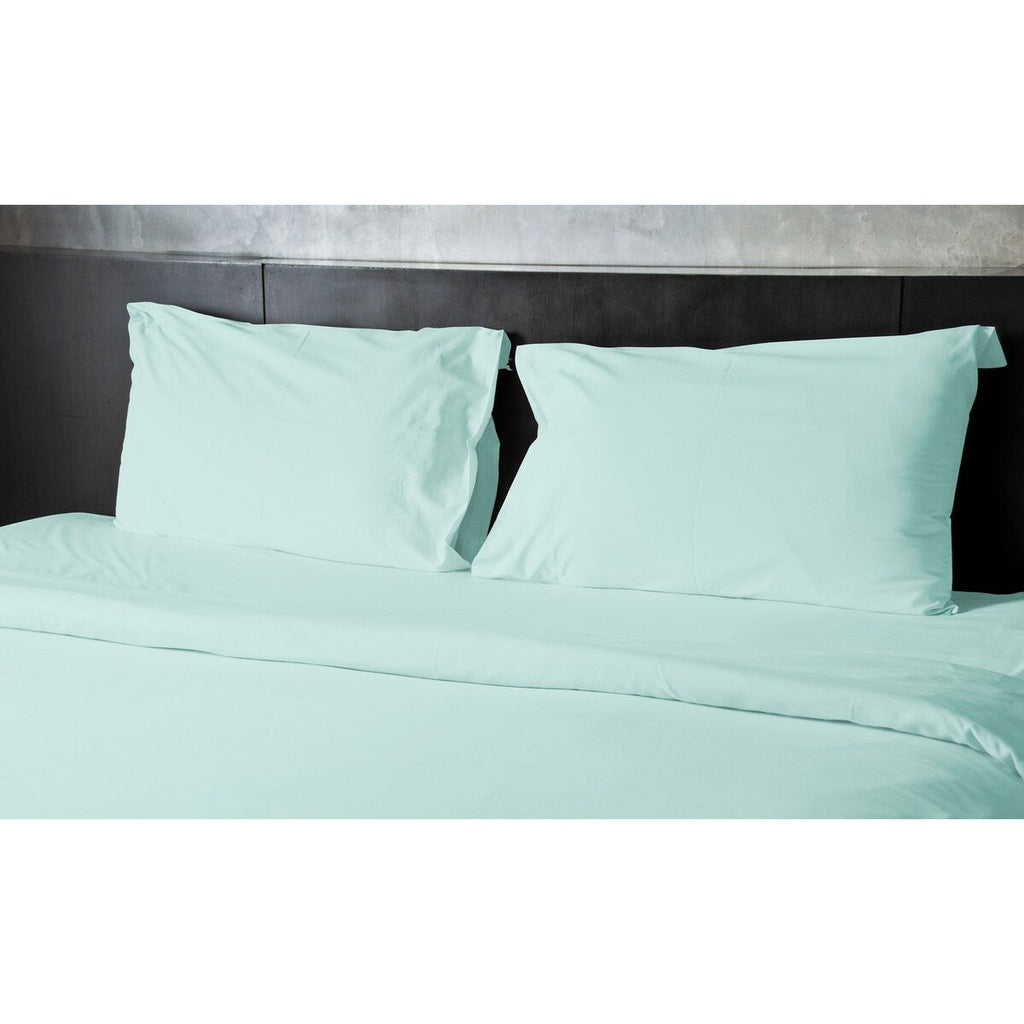Parure de lit King Size Comfort 4 pièces 1800 fils - Draps extra doux et profonds