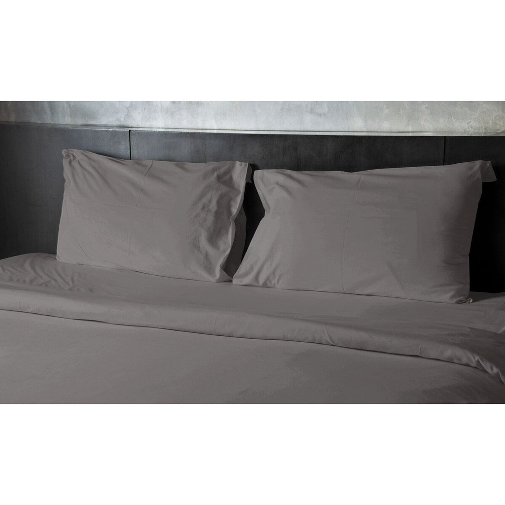 Parure de lit King Size Comfort 4 pièces 1800 fils - Draps extra doux et profonds