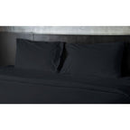 Parure de lit King Size Comfort 4 pièces 1800 fils - Draps extra doux et profonds