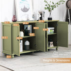Buffet de cuisine, meuble de bar à café, meuble de rangement d'appoint