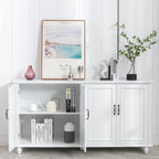 Buffet de cuisine, meuble de bar à café, meuble de rangement d'appoint