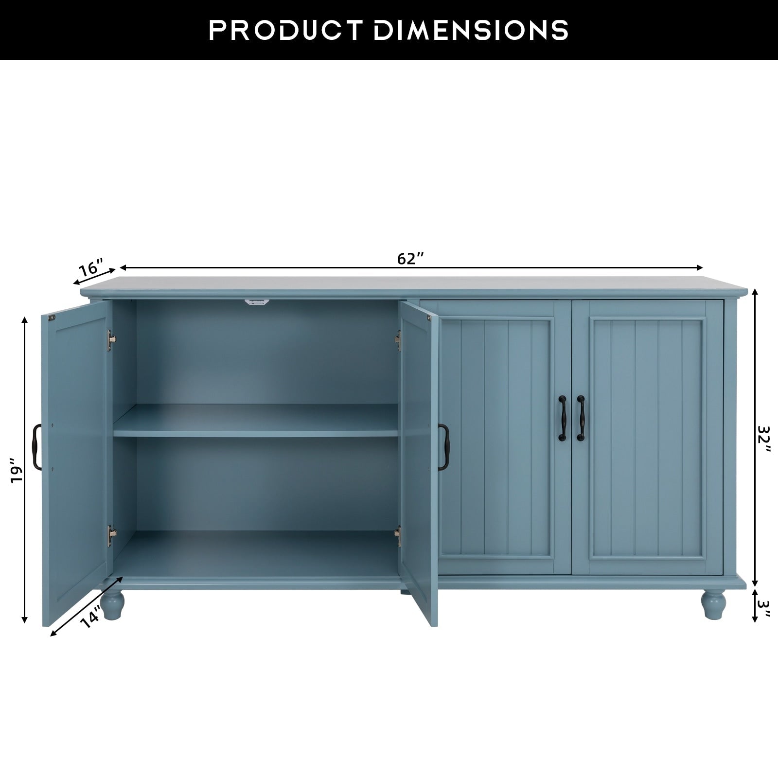Buffet de cuisine, meuble de bar à café, meuble de rangement d'appoint