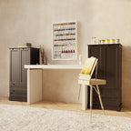 Armoire de rangement de cuisine, armoire de rangement de salle de bain indépendante avec 2 portes et tiroirs