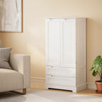Armoire de rangement de cuisine, armoire de rangement de salle de bain indépendante avec 2 portes et tiroirs