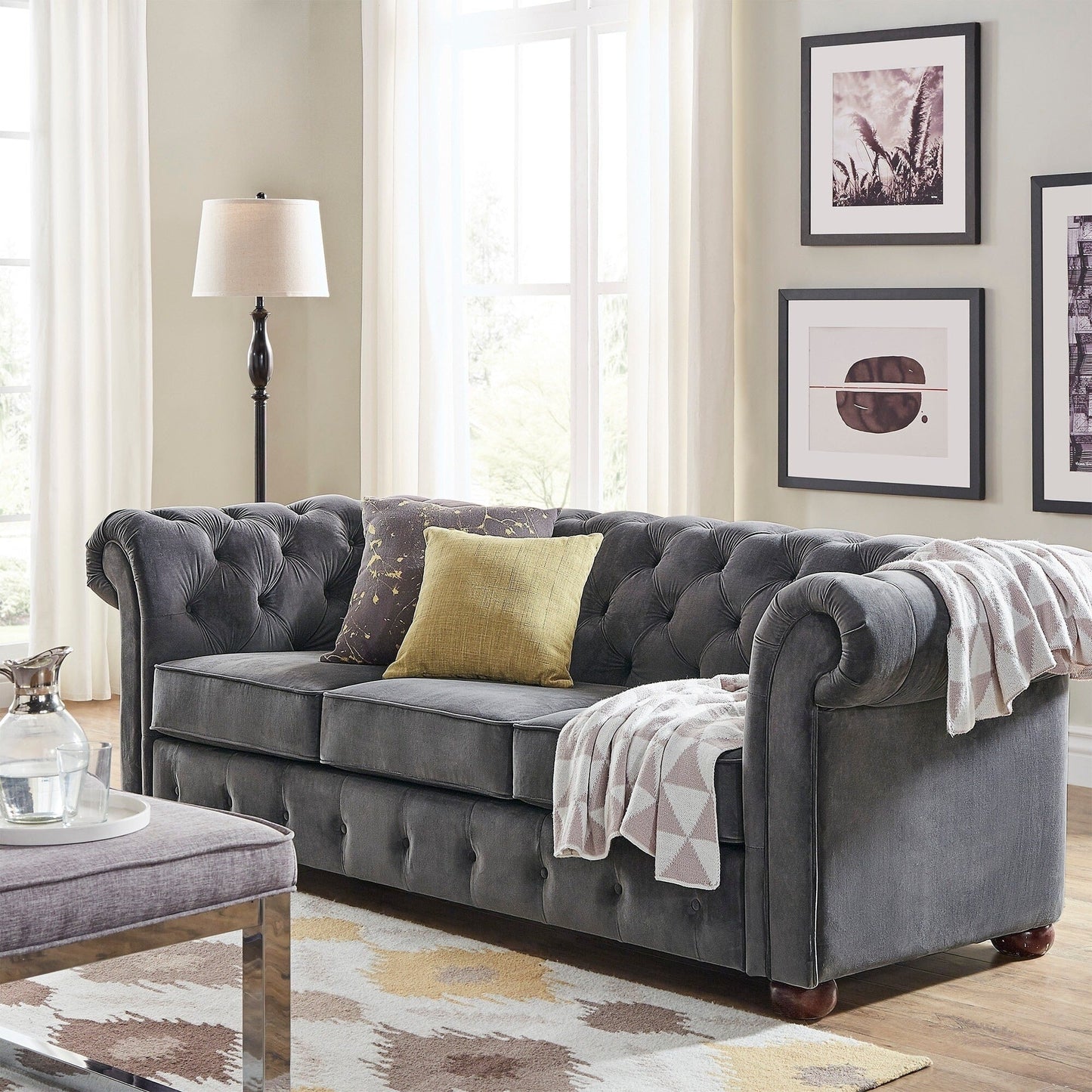 Canapé Chesterfield capitonné Knightsbridge par iNSPIRE Q Artisan
