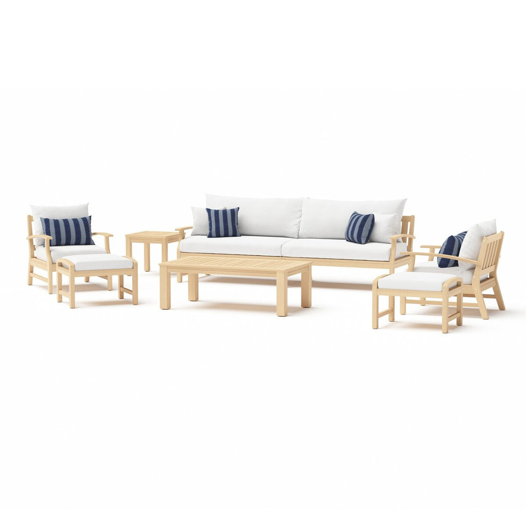 Ensemble de 8 canapés et fauteuils club d'extérieur Kooper en Sunbrella