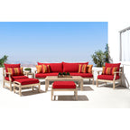 Ensemble de 8 canapés et fauteuils club d'extérieur Kooper en Sunbrella