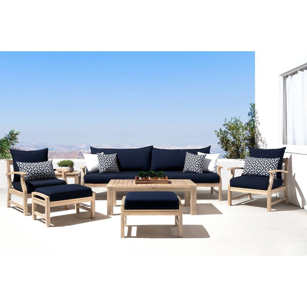 Ensemble de 8 canapés et fauteuils club d'extérieur Kooper en Sunbrella