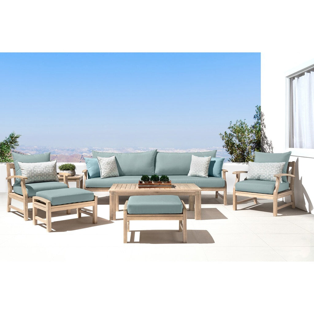 Ensemble de 8 canapés et fauteuils club d'extérieur Kooper en Sunbrella