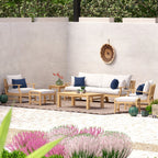 Ensemble de 8 canapés et fauteuils club d'extérieur Kooper en Sunbrella