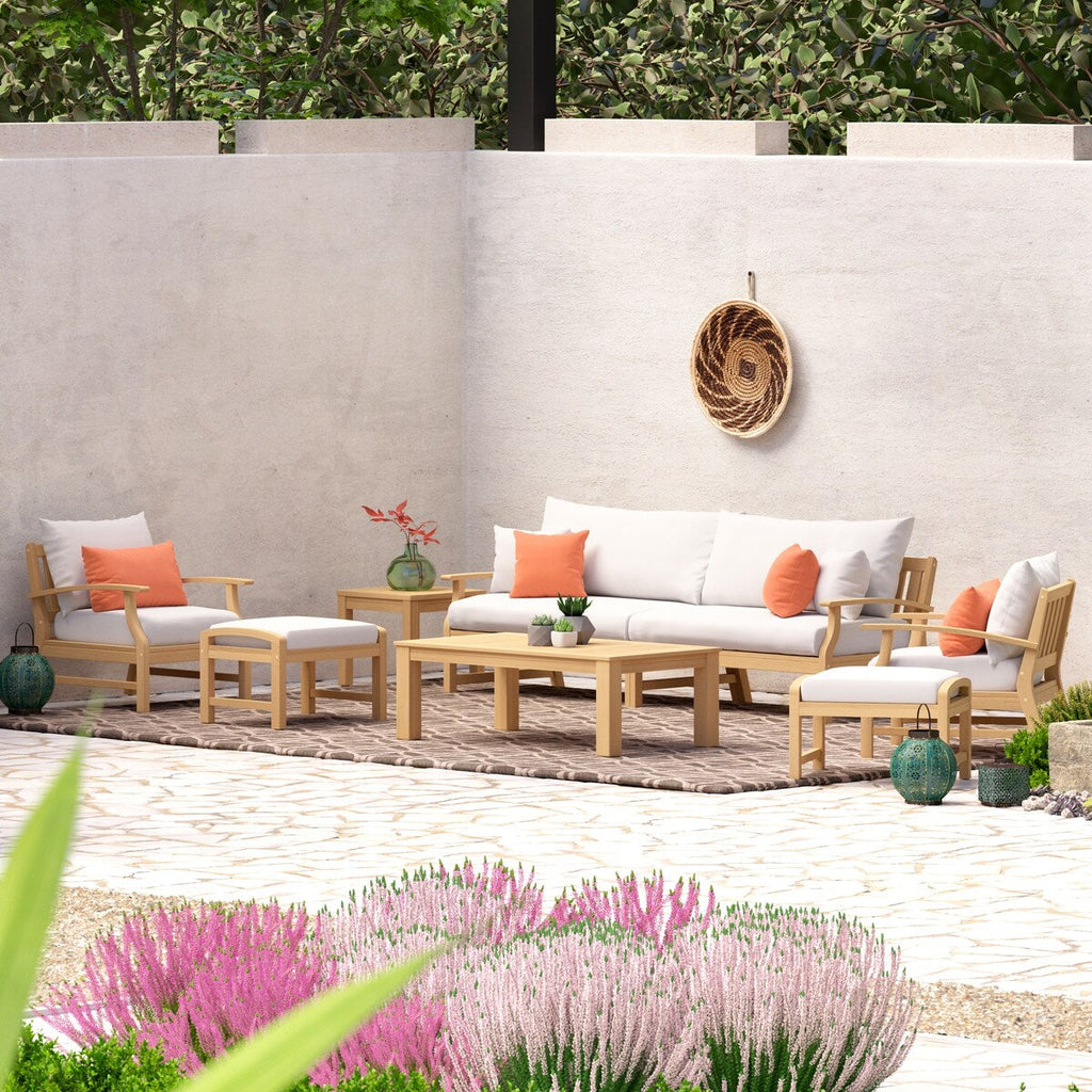 Ensemble de 8 canapés et fauteuils club d'extérieur Kooper en Sunbrella