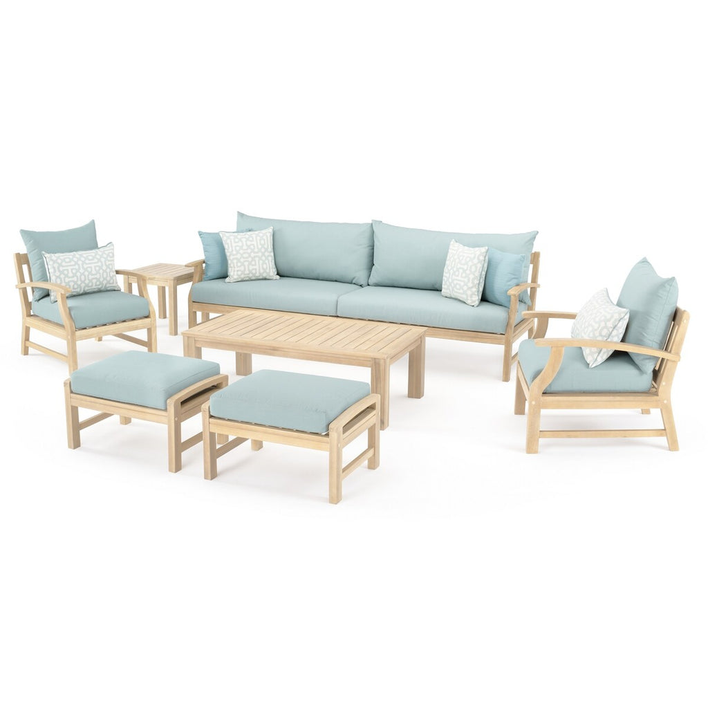 Ensemble de 8 canapés et fauteuils club d'extérieur Kooper en Sunbrella