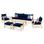 Ensemble de 8 canapés et fauteuils club d'extérieur Kooper en Sunbrella