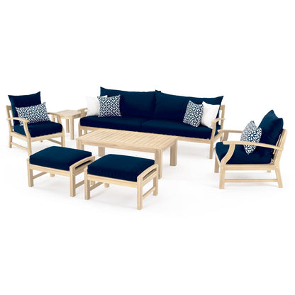 Ensemble de 8 canapés et fauteuils club d'extérieur Kooper en Sunbrella