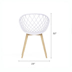Ensemble de salon de jardin Jamesdar Kurv 3 pièces de style moderne du milieu du siècle