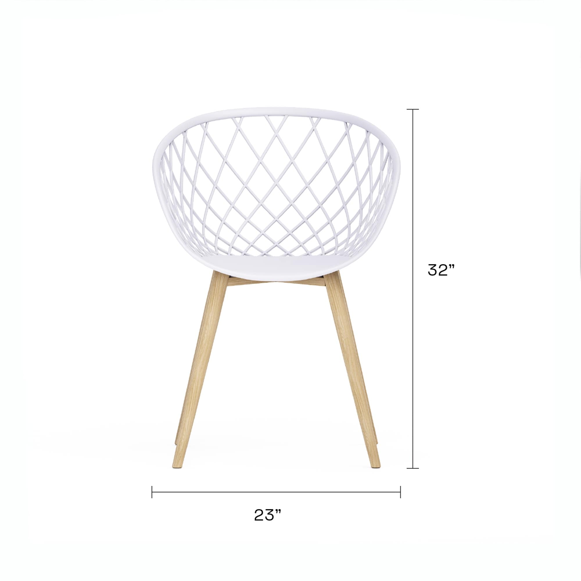 Ensemble de salon de jardin Jamesdar Kurv 3 pièces de style moderne du milieu du siècle