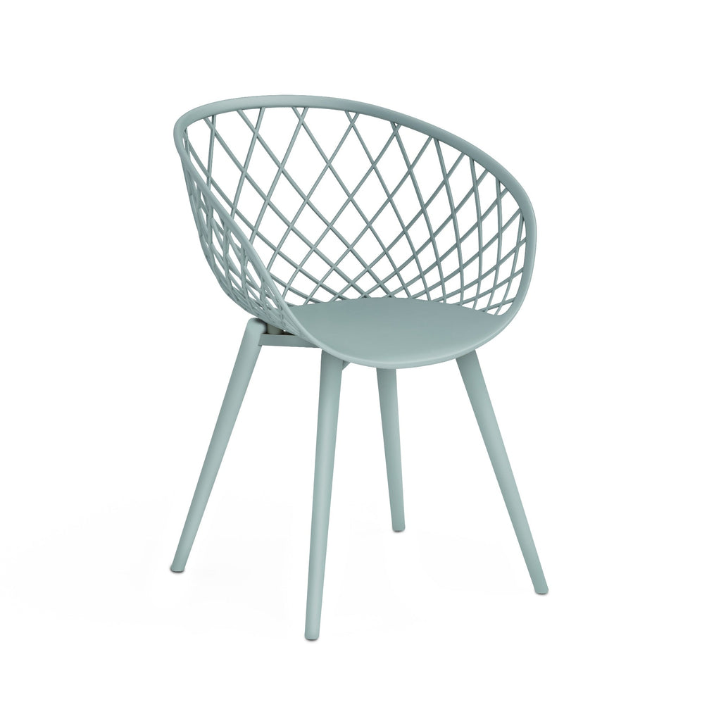 Ensemble de salon de jardin Jamesdar Kurv 3 pièces de style moderne du milieu du siècle