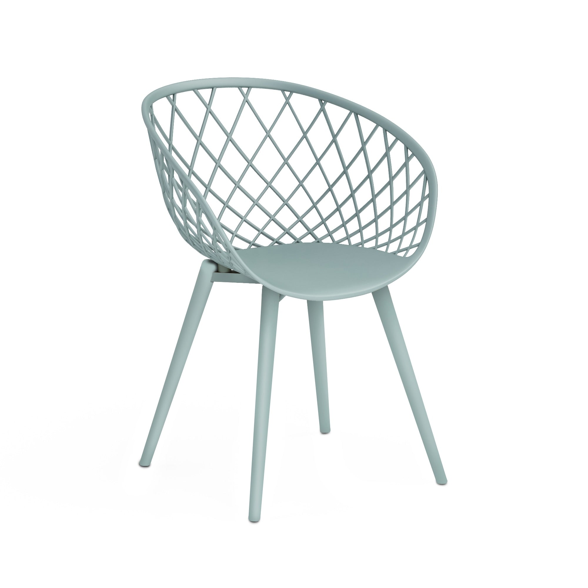 Ensemble de salon de jardin Jamesdar Kurv 3 pièces de style moderne du milieu du siècle