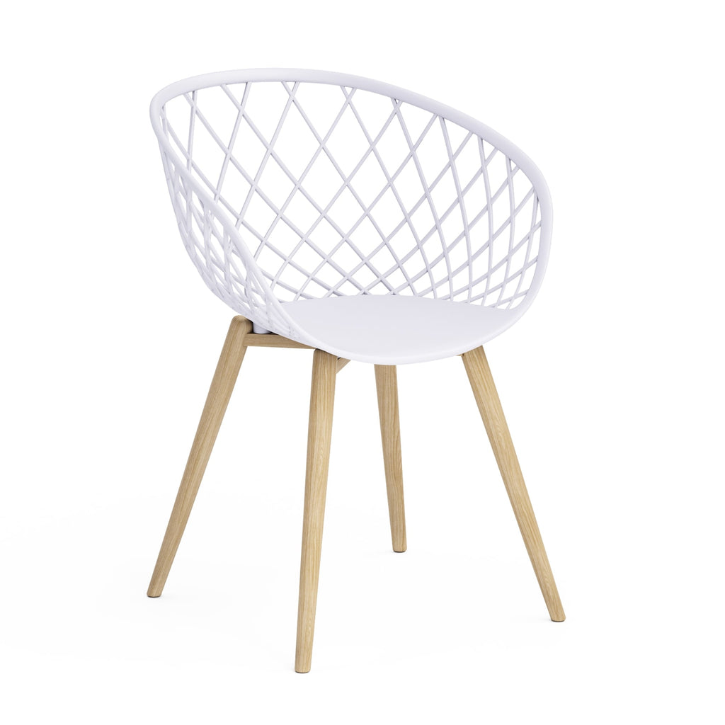 Ensemble de salon de jardin Jamesdar Kurv 3 pièces de style moderne du milieu du siècle