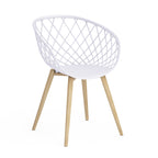Ensemble de salon de jardin Jamesdar Kurv 3 pièces de style moderne du milieu du siècle
