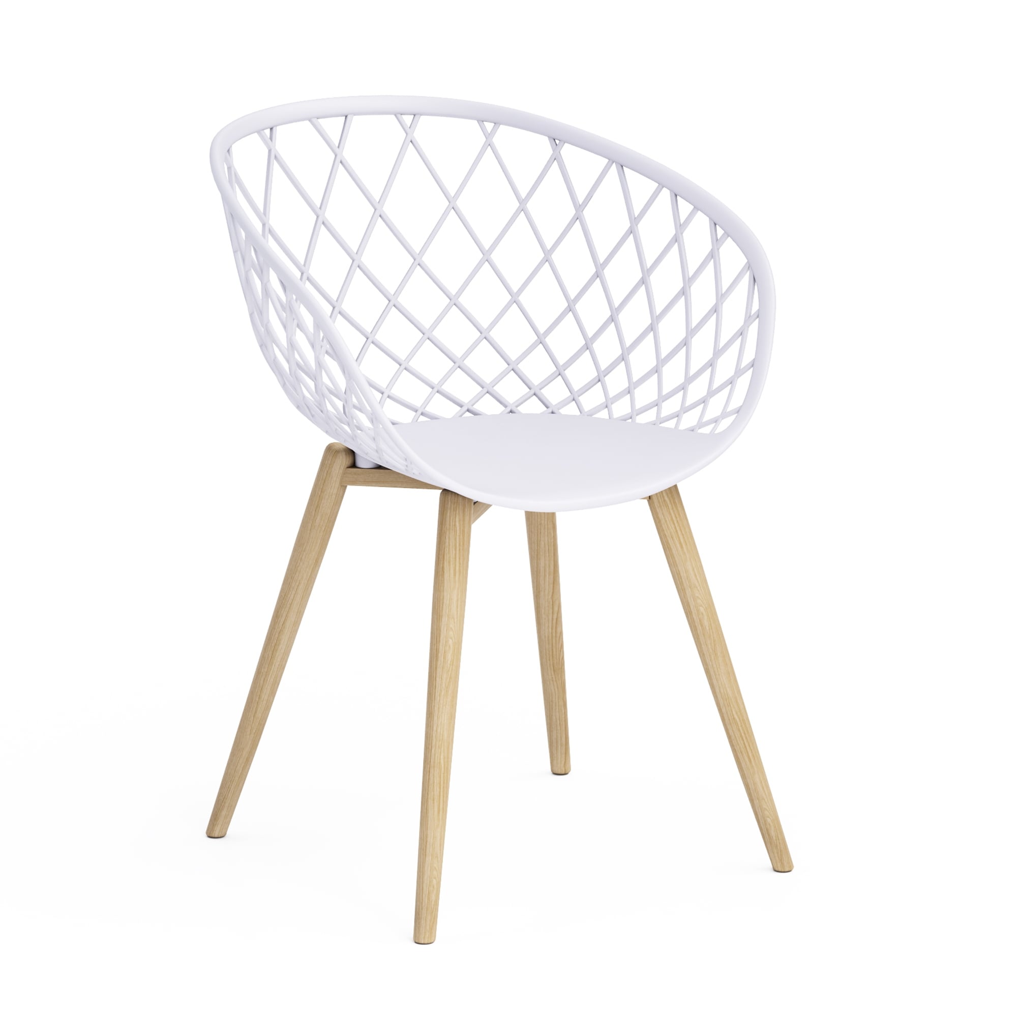 Ensemble de salon de jardin Jamesdar Kurv 3 pièces de style moderne du milieu du siècle