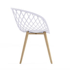 Ensemble de salon de jardin Jamesdar Kurv 3 pièces de style moderne du milieu du siècle