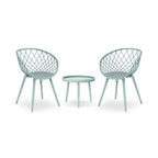 Ensemble de salon de jardin Jamesdar Kurv 3 pièces de style moderne du milieu du siècle