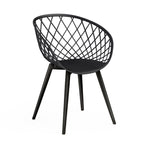 Ensemble de salon de jardin Jamesdar Kurv 3 pièces de style moderne du milieu du siècle