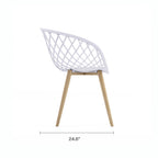 Ensemble de salon de jardin Jamesdar Kurv 3 pièces de style moderne du milieu du siècle