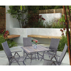 Lot de 2 chaises pliantes pour salle à manger d'extérieur Kozyard Coolmen