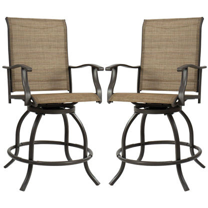 Ensemble de tabourets et chaises de bar pivotants hauts Kozyard Isabella