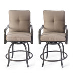Ensemble de tabourets et chaises de bar pivotants hauts Kozyard Isabella