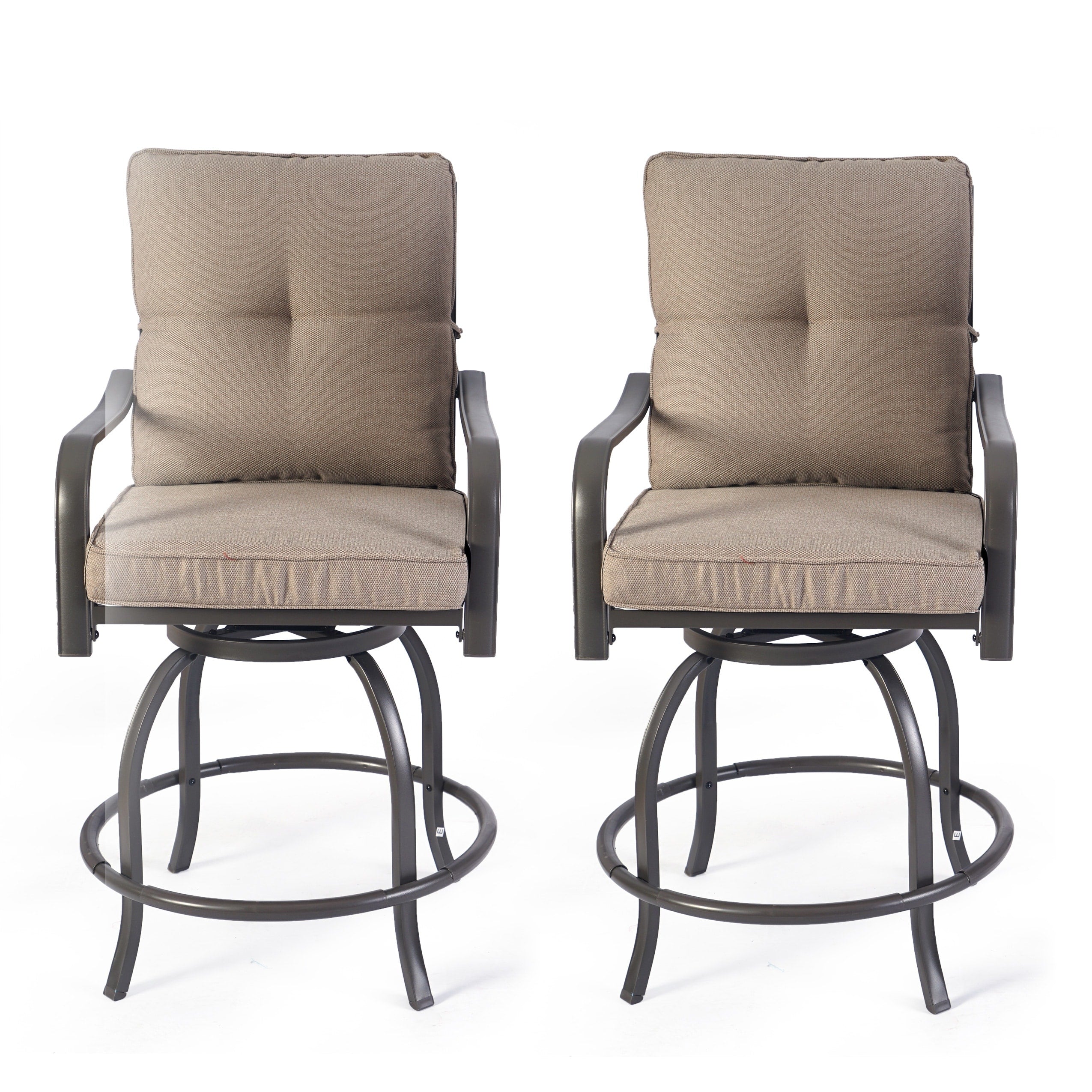 Ensemble de tabourets et chaises de bar pivotants hauts Kozyard Isabella