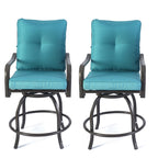 Ensemble de tabourets et chaises de bar pivotants hauts Kozyard Isabella