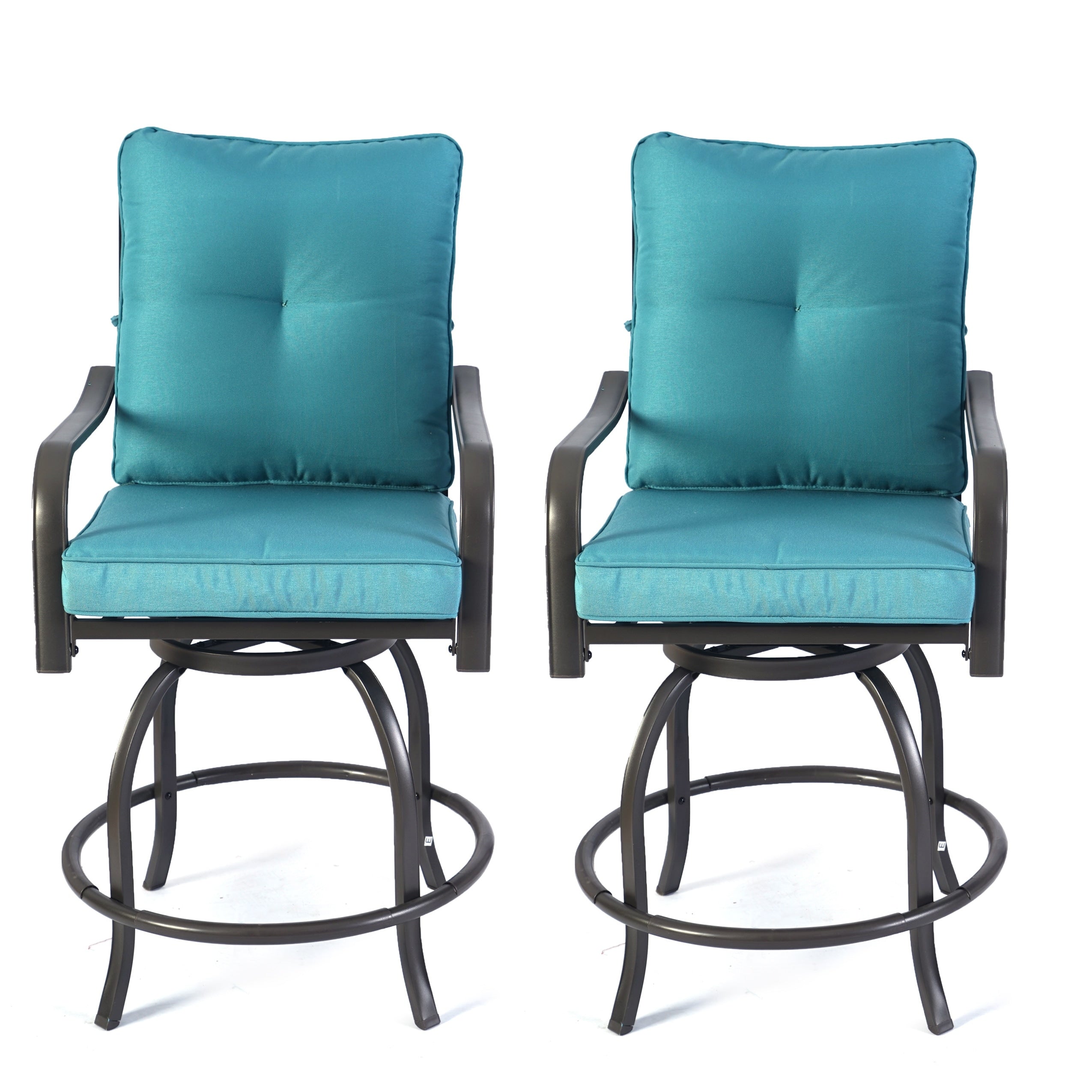 Ensemble de tabourets et chaises de bar pivotants hauts Kozyard Isabella