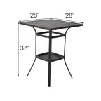 Table de bar haute pivotante Isabella de Kozyard