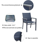 Chaises de salle à manger d'extérieur Kozyard Villa (lot de 2)