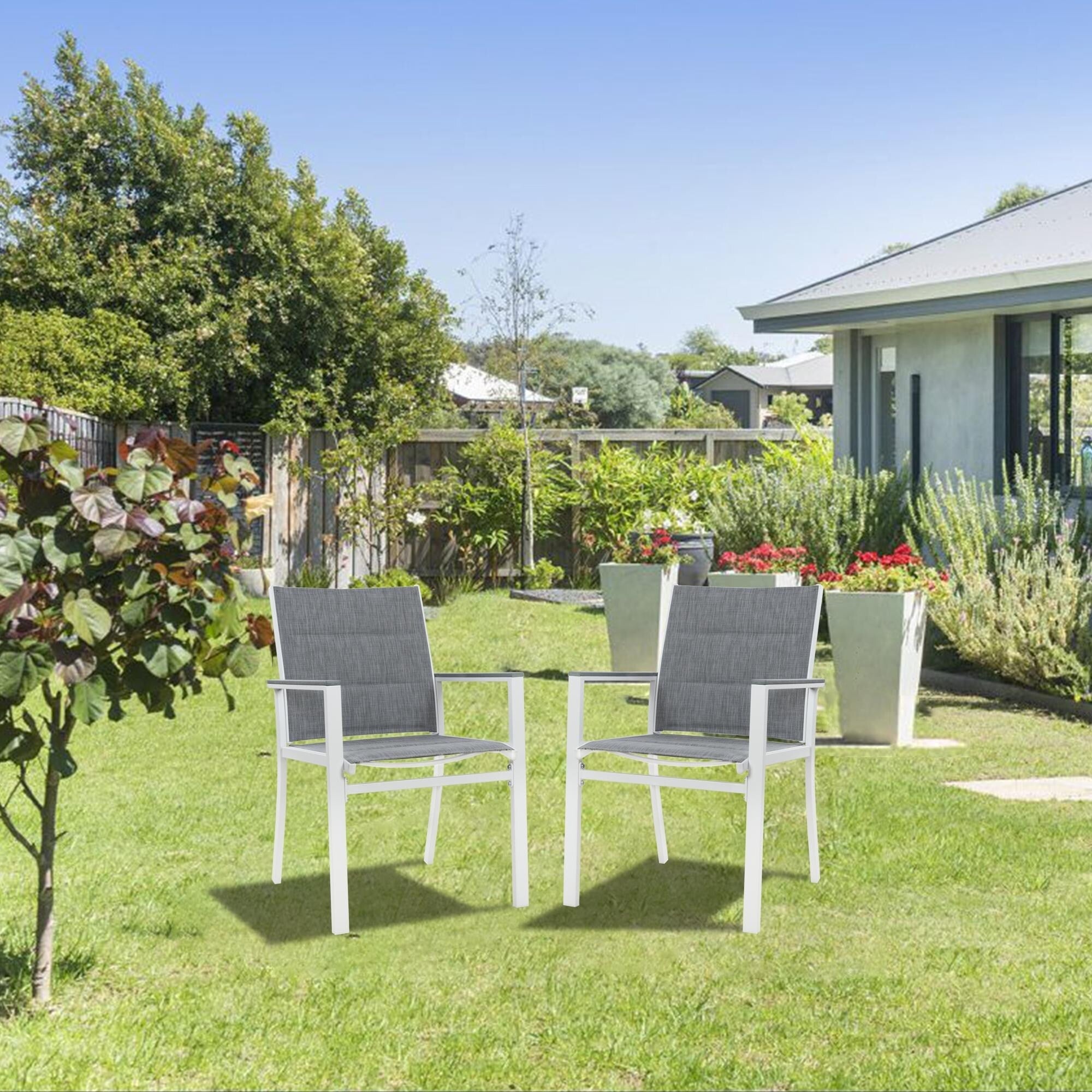 Chaises de salle à manger d'extérieur Kozyard Villa (lot de 2)