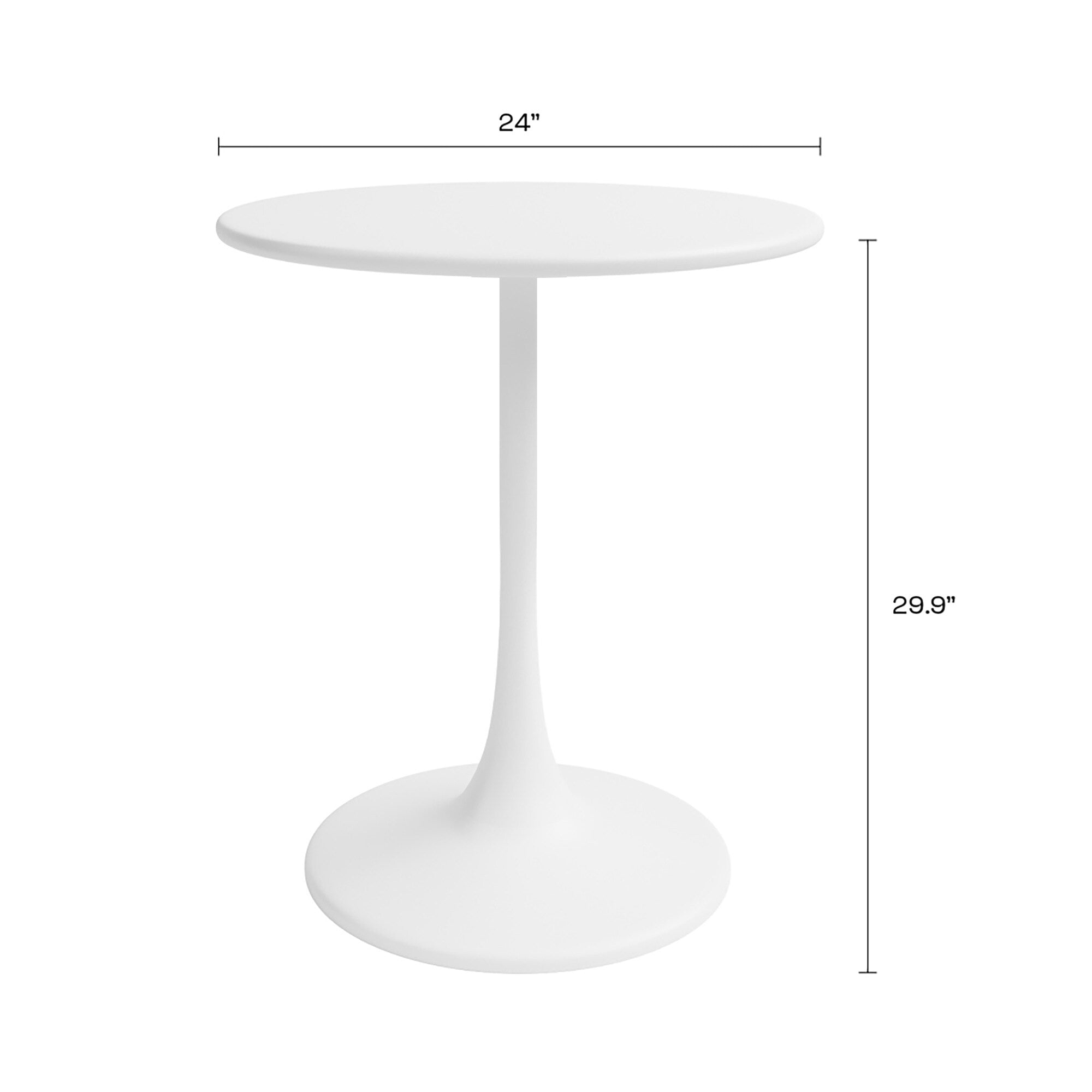 Ensemble bistrot Kurv 3 pièces, résistant aux intempéries, intérieur/extérieur