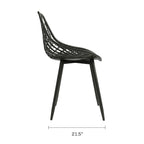 Ensemble bistrot Kurv 3 pièces, résistant aux intempéries, intérieur/extérieur