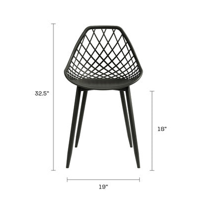 Ensemble bistrot Kurv 3 pièces, résistant aux intempéries, intérieur/extérieur