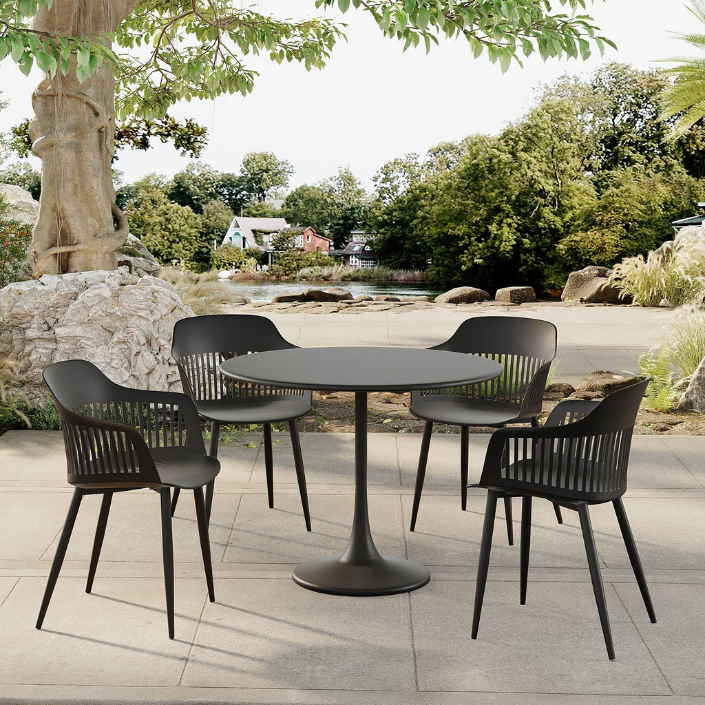 Table de bistrot Kurv 39 pour intérieur/extérieur