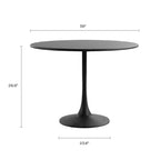 Table de bistrot Kurv 39 pour intérieur/extérieur
