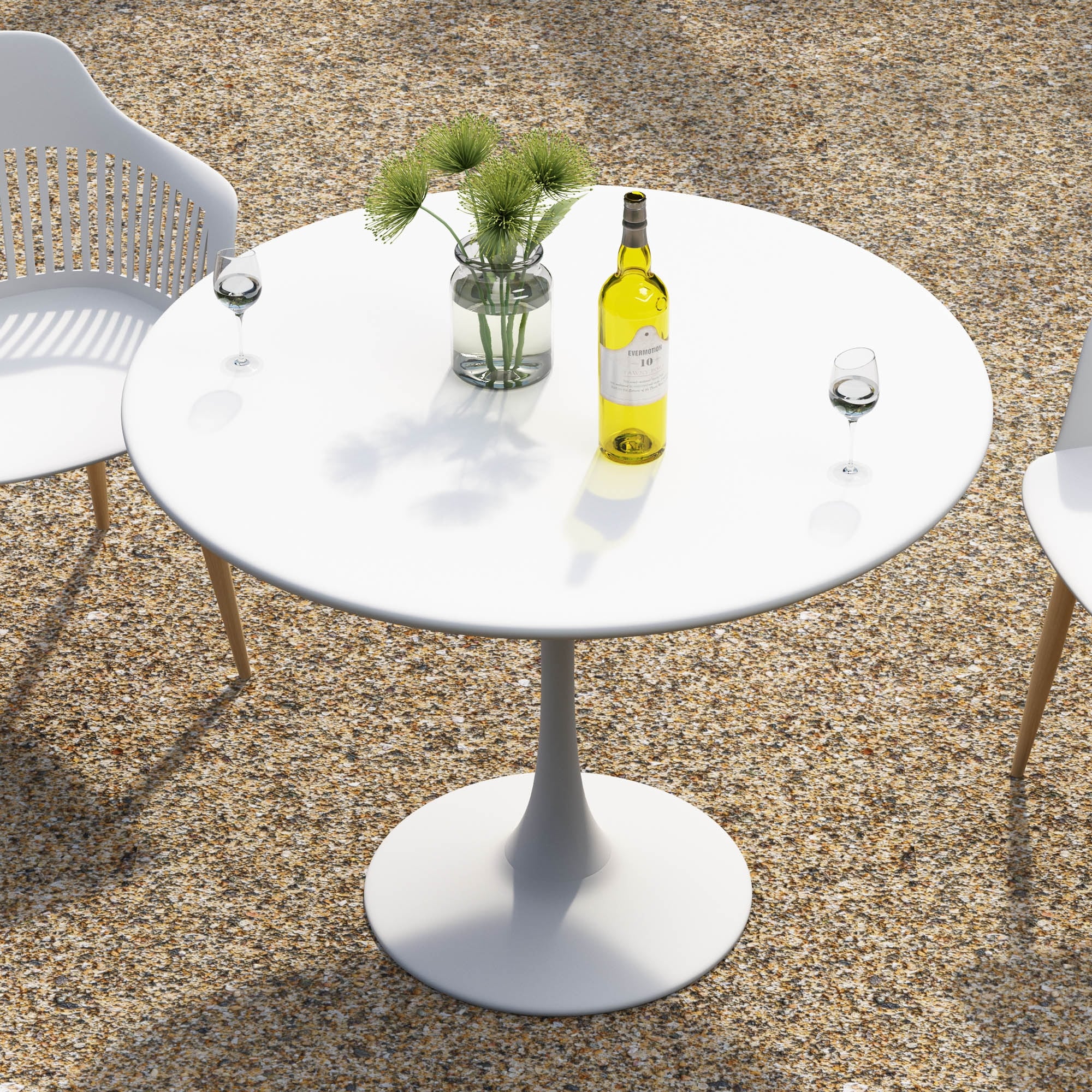 Table de bistrot Kurv 39 pour intérieur/extérieur