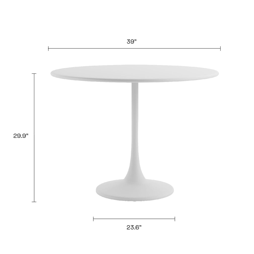 Table de bistrot Kurv 39 pour intérieur/extérieur