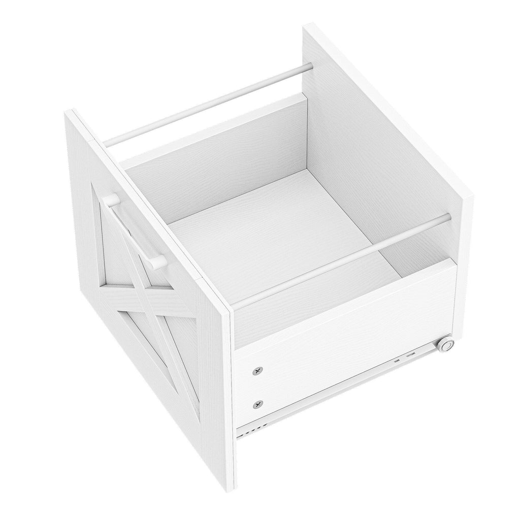 Bureau de jeu en L Moasis de 59 pouces avec support pour écran