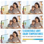 Lampe de bureau LED avec port de chargement USB, variateur de lumière tactile et température de couleur réglable automatiquement