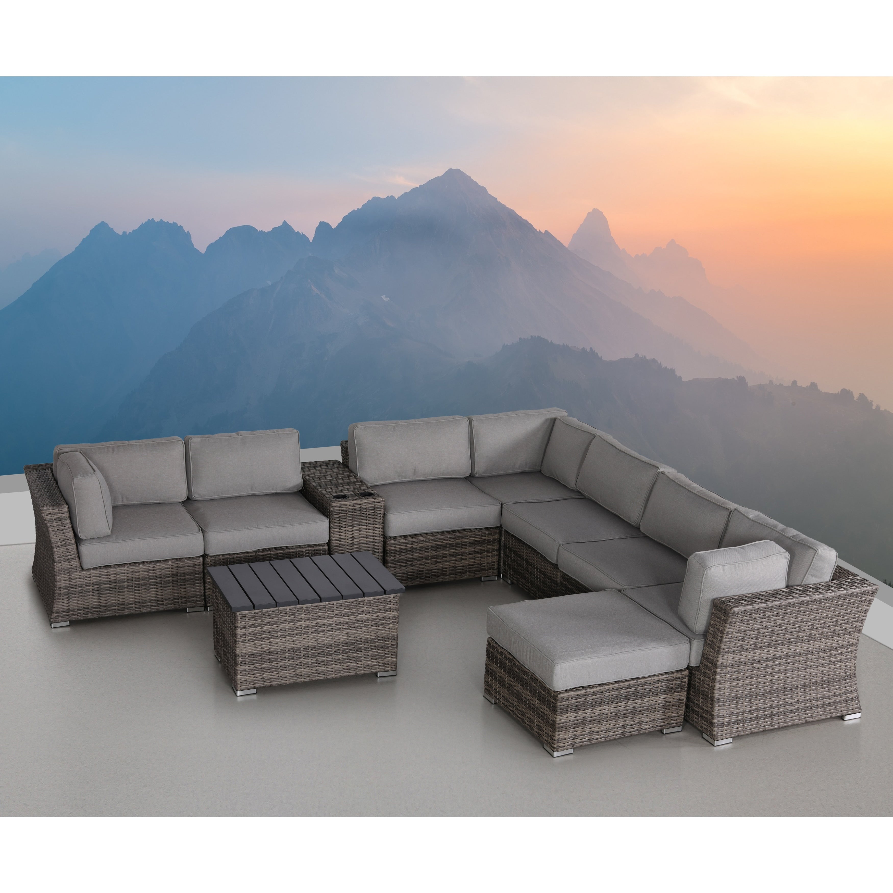 Ensemble de sièges sectionnels LSI 10 pièces