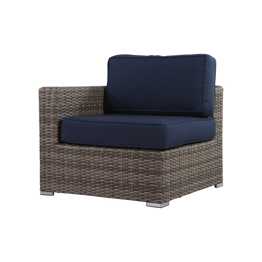 Ensemble de 7 sièges sectionnels en rotin Sunbrella avec coussins LSI